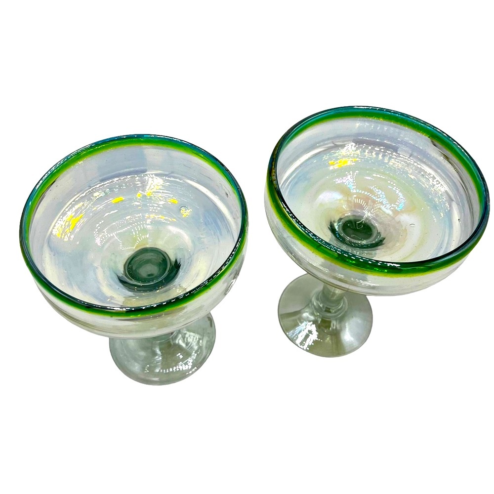 Bubble Glass Margarita Glasses - Picture 5 of 11
